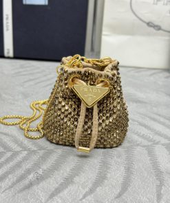 , (Paired version full package, customized), Crystal mini water bucket 1NR016 gold diamondTh731f824y