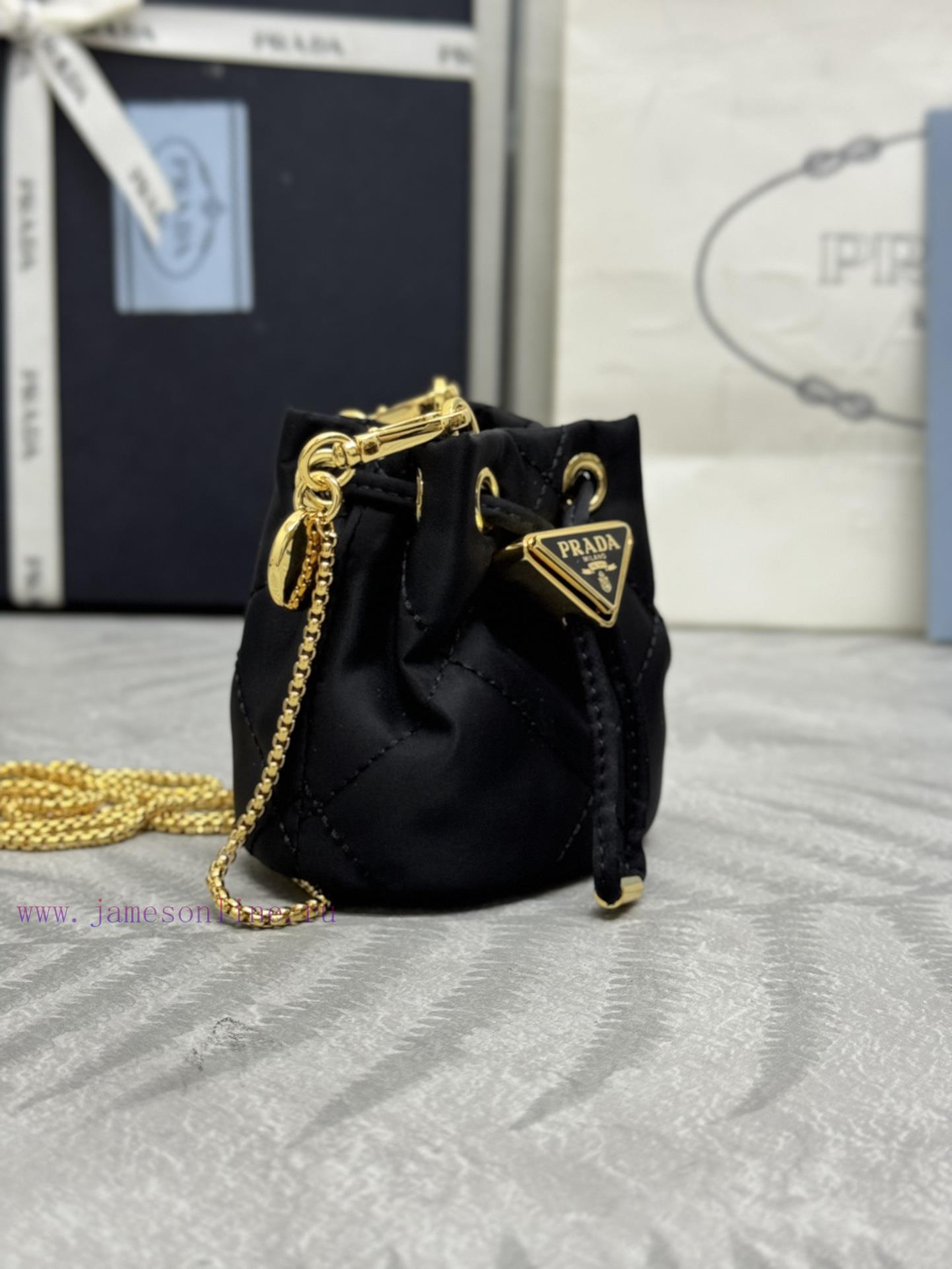 , (Paired version full set packaging, customized), Embroidered grid small water bucket clothv6ml9h6y - Image 3