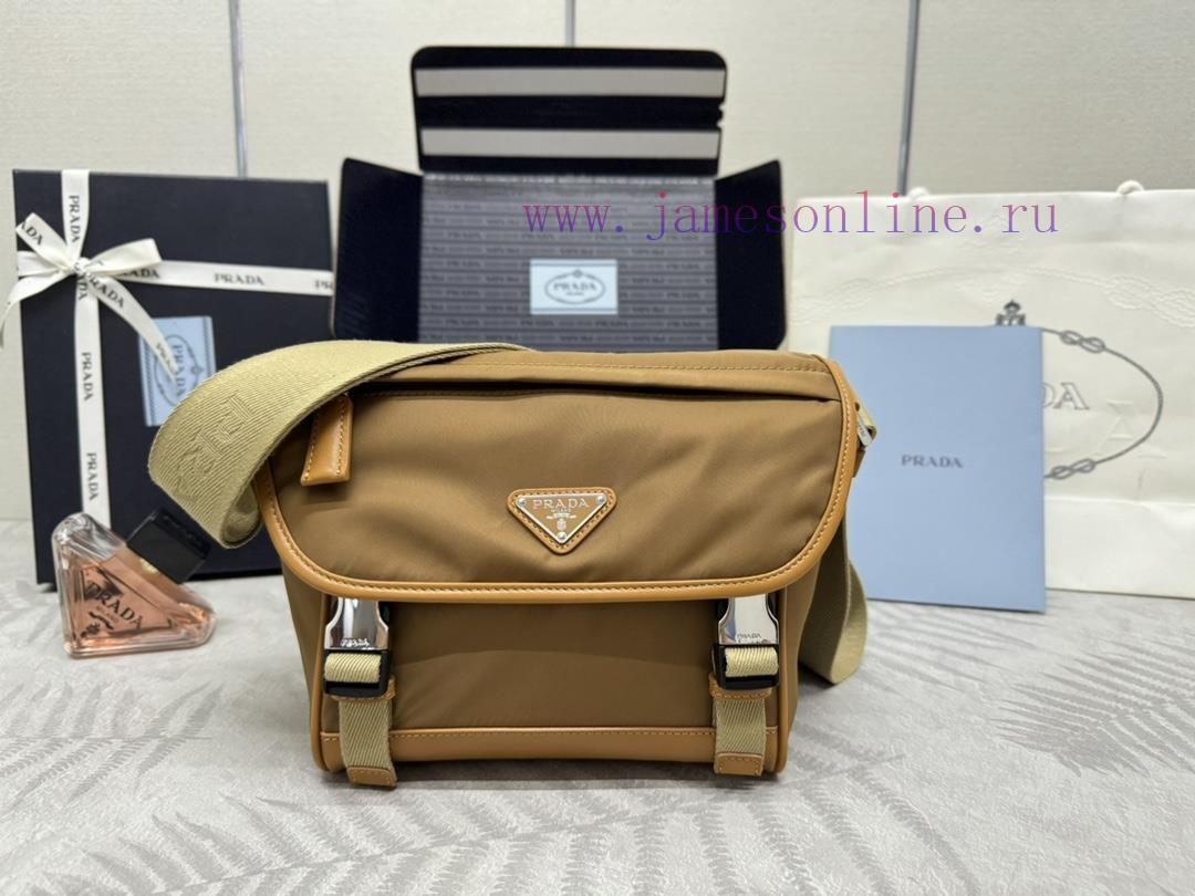 This new small-sized mailman bag 2VD066 is designed with recycled nylon yarn Re Nylon materiytq5q0kd - Image 2