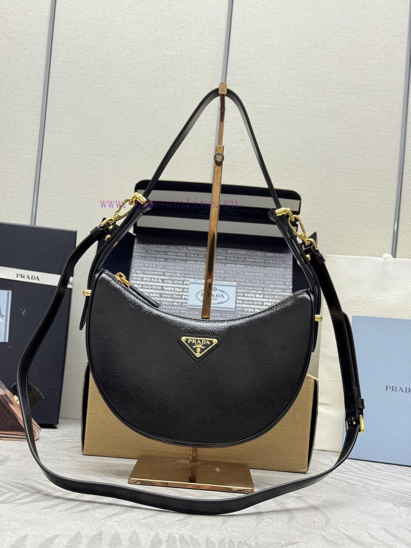 , (Paired version full set packaging, customized), Moon handbag Moon bag new 1BC194 wrinkled31a7ihrg