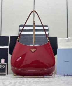 (Comes with a complete set of matching packaging, customized), P's women's armpit bag in red19b183xu