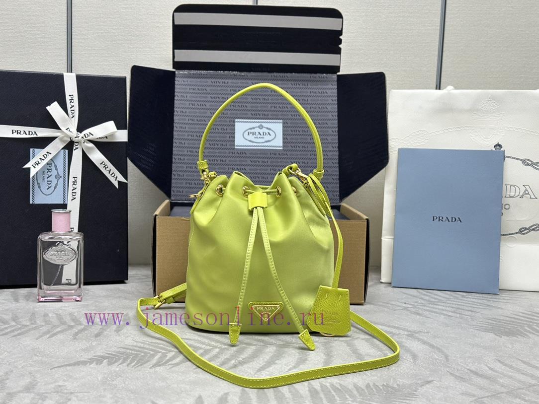 , (complete set of paired packaging, customized), new bucket bag 1BE067 upgraded versionThisb4834niv