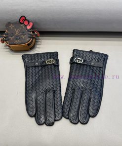 Gucci men's woven sheepskin gloves, thin leather, mobile phone touch screen, high-end import9dq2d2wt