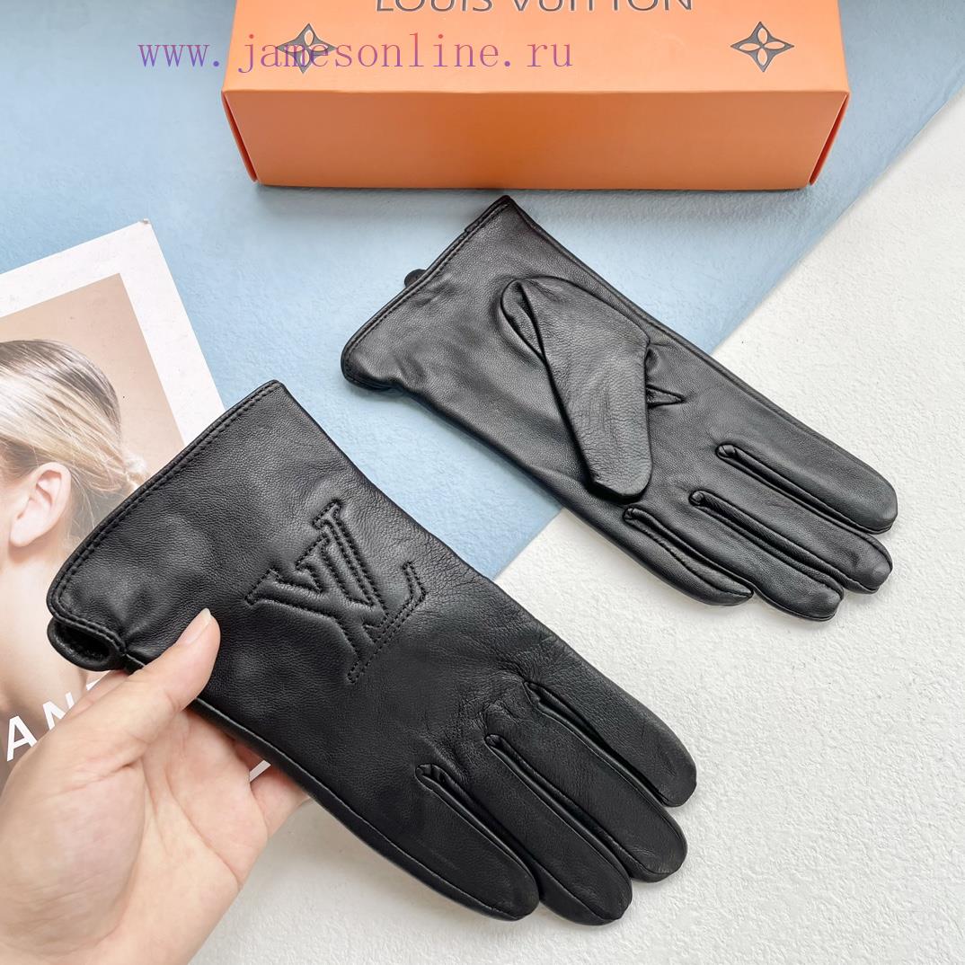 Packaging for Men and Women's 2023 New Release Touchscreen Women's Gloves LV Official Websit72lww9vk - Image 5