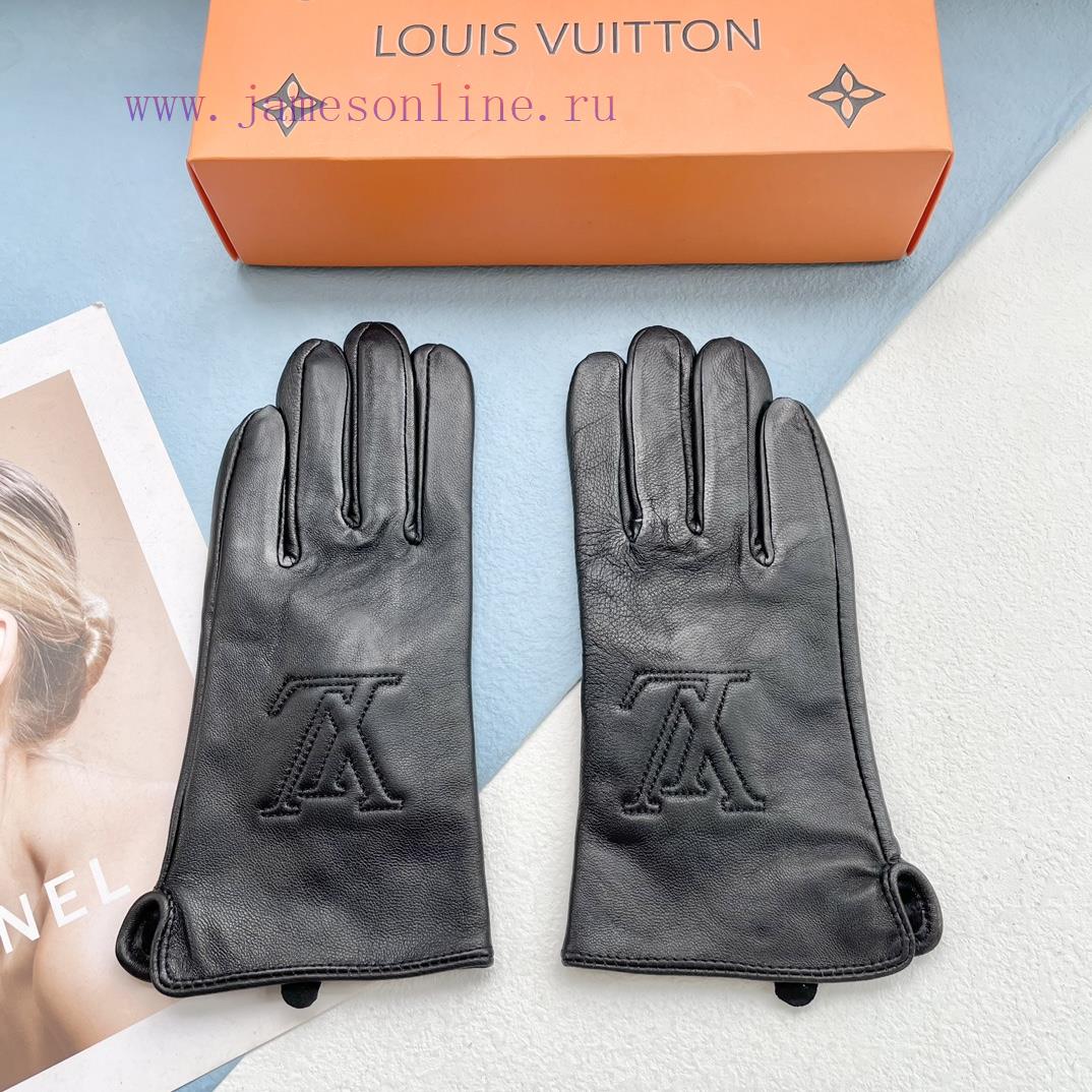 Packaging for Men and Women's 2023 New Release Touchscreen Women's Gloves LV Official Websit72lww9vk - Image 9