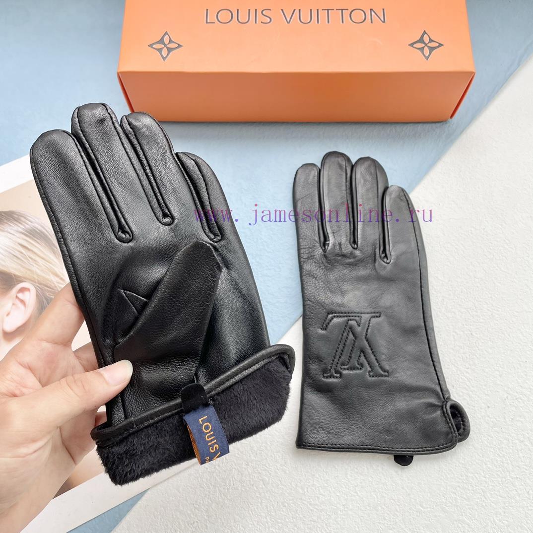 Packaging for Men and Women's 2023 New Release Touchscreen Women's Gloves LV Official Websit72lww9vk - Image 10