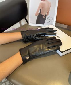 Chanel Sheepskin Gloves, Fashionable Gloves, Warm Interior for Autumn and Winter, Classic anb04xxmno