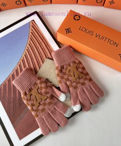PackagingLV Louis Vuitton's new checkerboard gloves, fashionable gloves, must-have for autumh6tb900z
