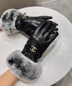 Chanel 2022 Autumn/Winter Lazy Rabbit Hair Sheepskin Gloves Phone Touch Screen, Worth Comparqo2p0b1e
