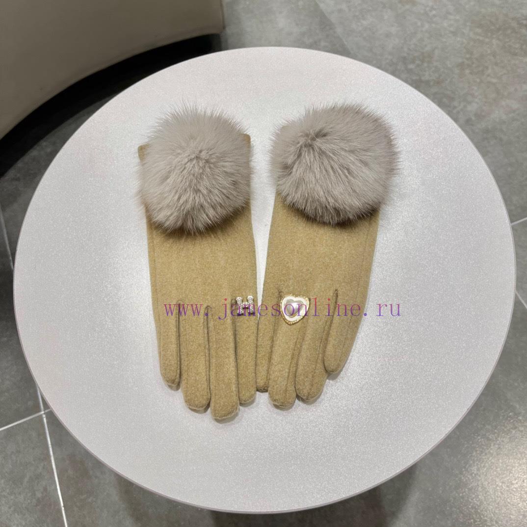 Hermes 2022 autumn and winter with fox fur ball wool gloves is worth comparing with differenvao5mril - Image 3