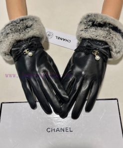 Chanel 2023 Autumn/Winter Lazy Rabbit Hair Sheepskin 🧤 Gloves, mobile phone touch screen, wob8xvzaoe