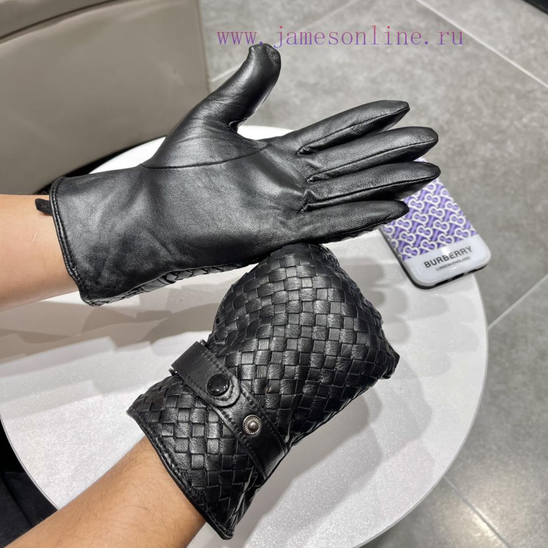 2023 New Release Touchscreen Fully Fine woven Gloves BV Official Website Synchronized Men's 1gdg90wa - Image 3