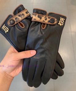 Burberry women's gloves, customized, imported first grade sheepskin, luxurious and generous huspm5eu