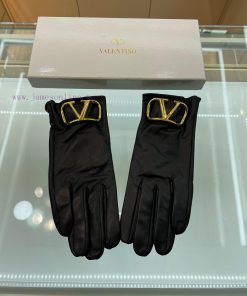 Valentino official website synchronizes with women's new high-end sheepskin gloves, originalebfntuju