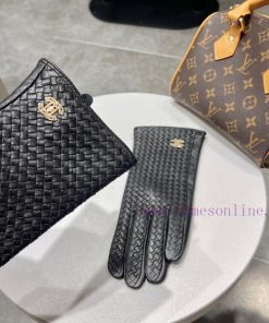 2023Chanel Chanel's new release touch screen fully woven gloves official website synchronize5l4h9ewc