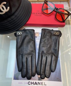 Valentino autumn and winter new women's gloves official website synchronized A-level sheepskm1u6ew7u