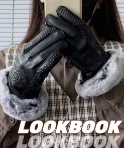 Paired with packaging for women's Chanel 2023 autumn/winter double C lazy rabbit fur sheepsk0ie140o8