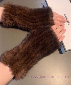 BatchChanel 2024 autumn/winter mink fur dew finger gloves are a must-have item for goddess J995ltkf6