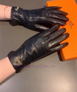 Batch2024 new model debut ‼ Touch screen gloves Hermes official website synchronized with woo2his4h9