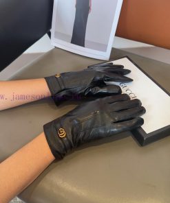 Gucci Sheepskin Gloves, Fashionable Gloves, Warm in Autumn and Winter with Velvet Inner Linixrc45j4p