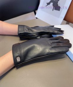 Parisian Family Women's Sheepskin Gloves, Fashionable Gloves, Warm in Autumn and Winter withg08n4sq6