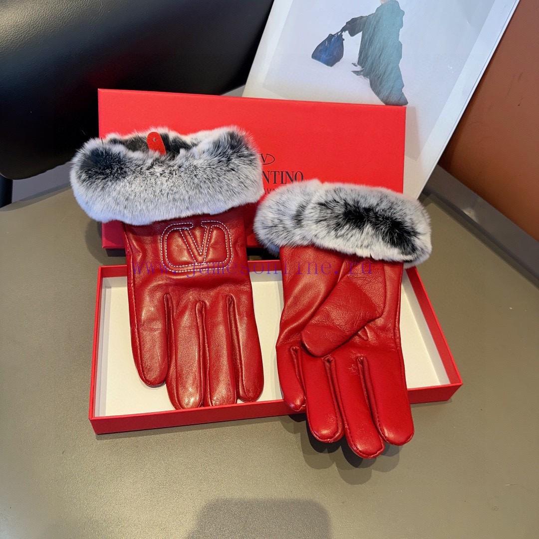 Valentino Sheepskin Gloves, Fashionable Gloves, Warm in Autumn and Winter with Velvet Inner lwor0byl - Image 6