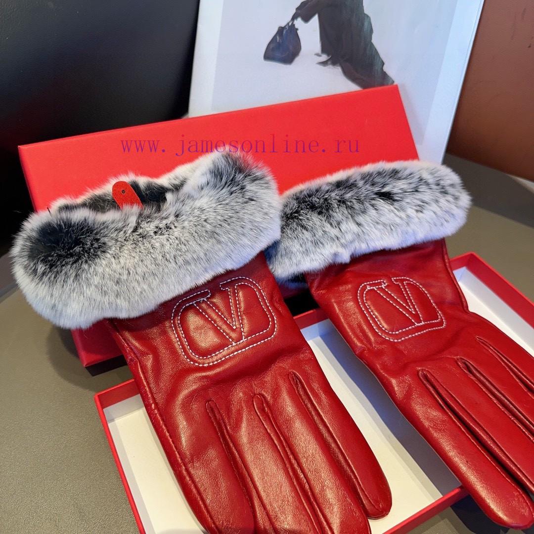 Valentino Sheepskin Gloves, Fashionable Gloves, Warm in Autumn and Winter with Velvet Inner lwor0byl - Image 7