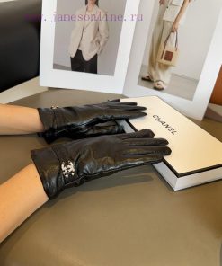 Chanel Sheepskin Gloves, Fashionable Gloves, Warm Interior for Autumn and Winter, Classic anqwe8kur9
