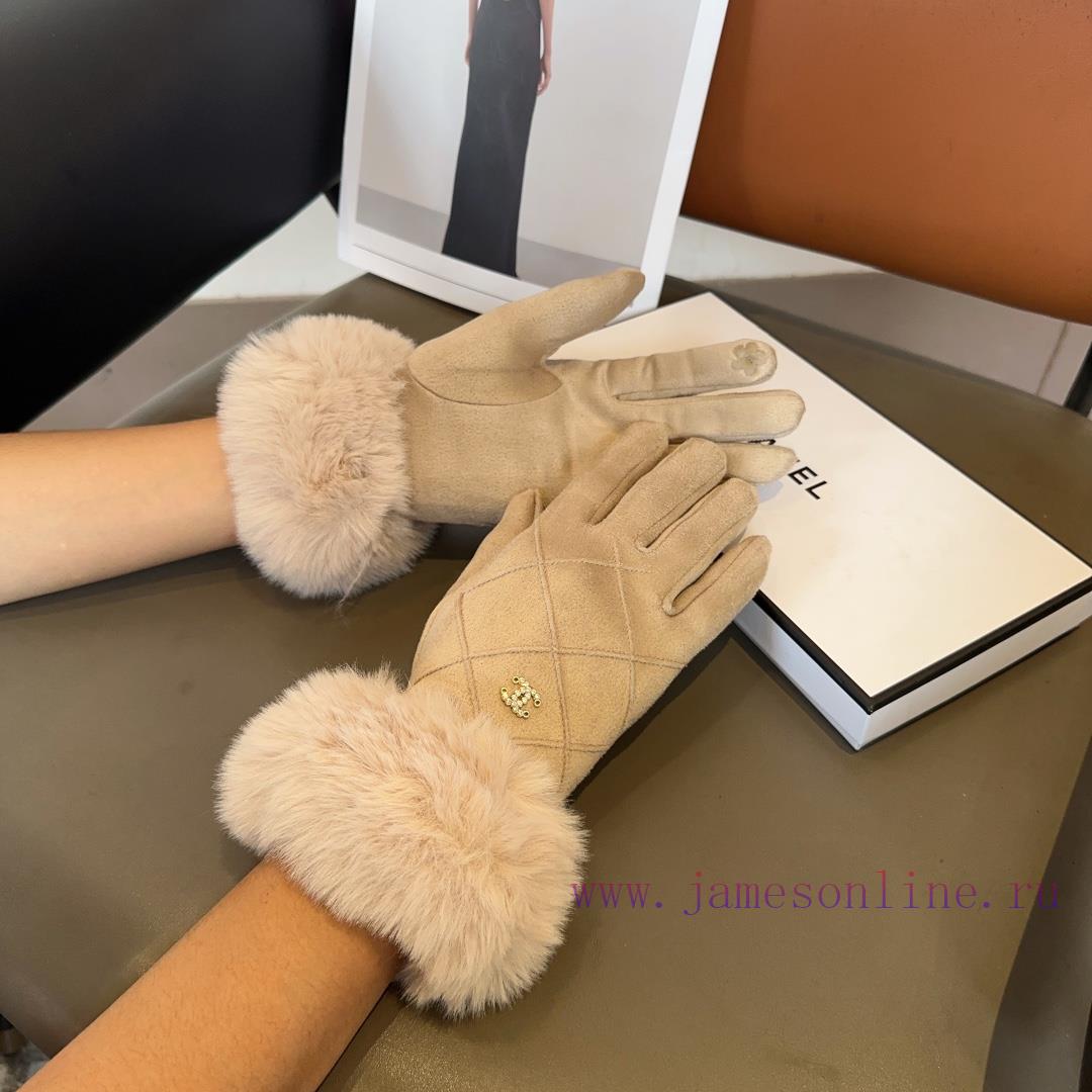 Chanel women's gloves, fashionable gloves, classic and simple, super comfortable to handle, s5lufiwd - Image 2