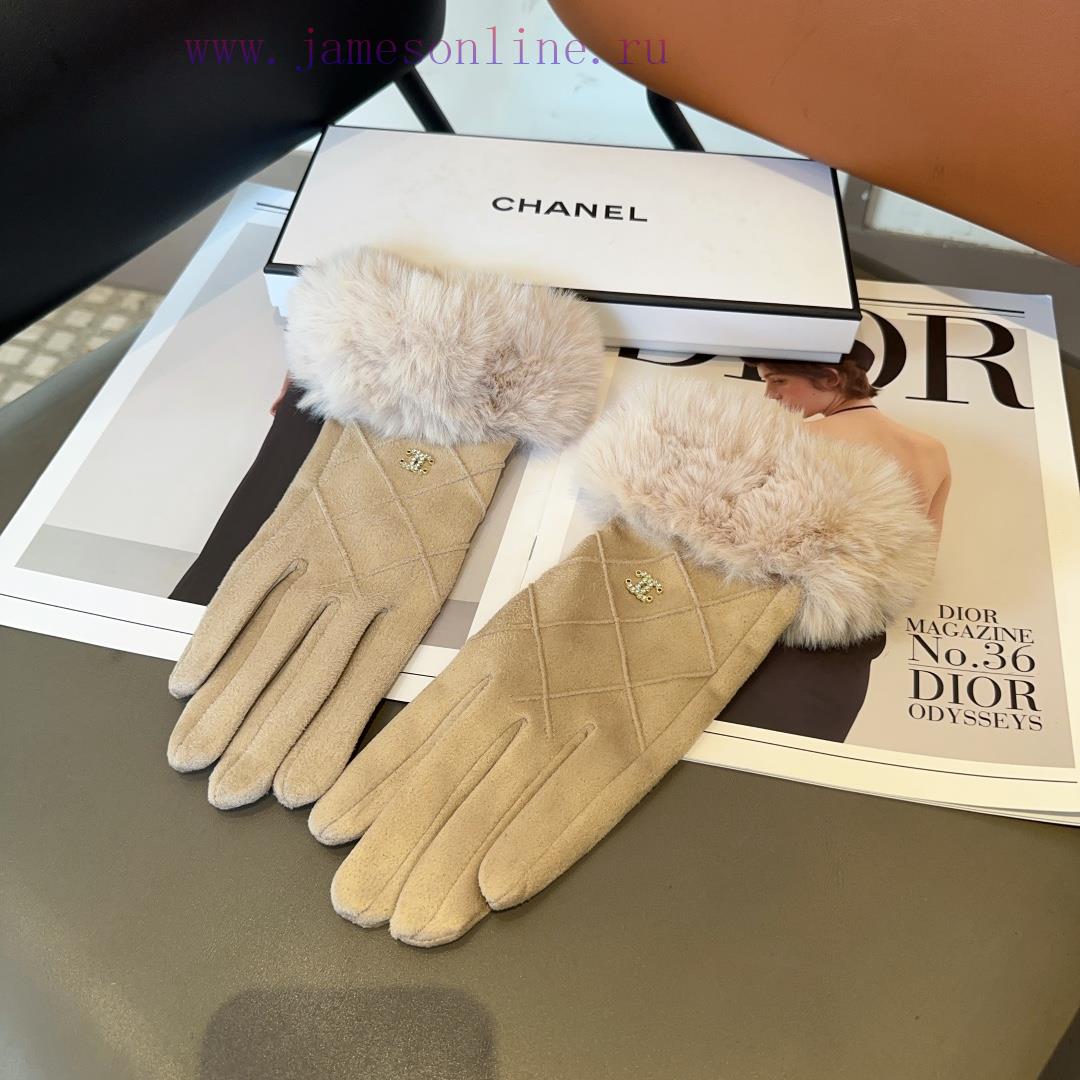 Chanel women's gloves, fashionable gloves, classic and simple, super comfortable to handle, s5lufiwd - Image 4