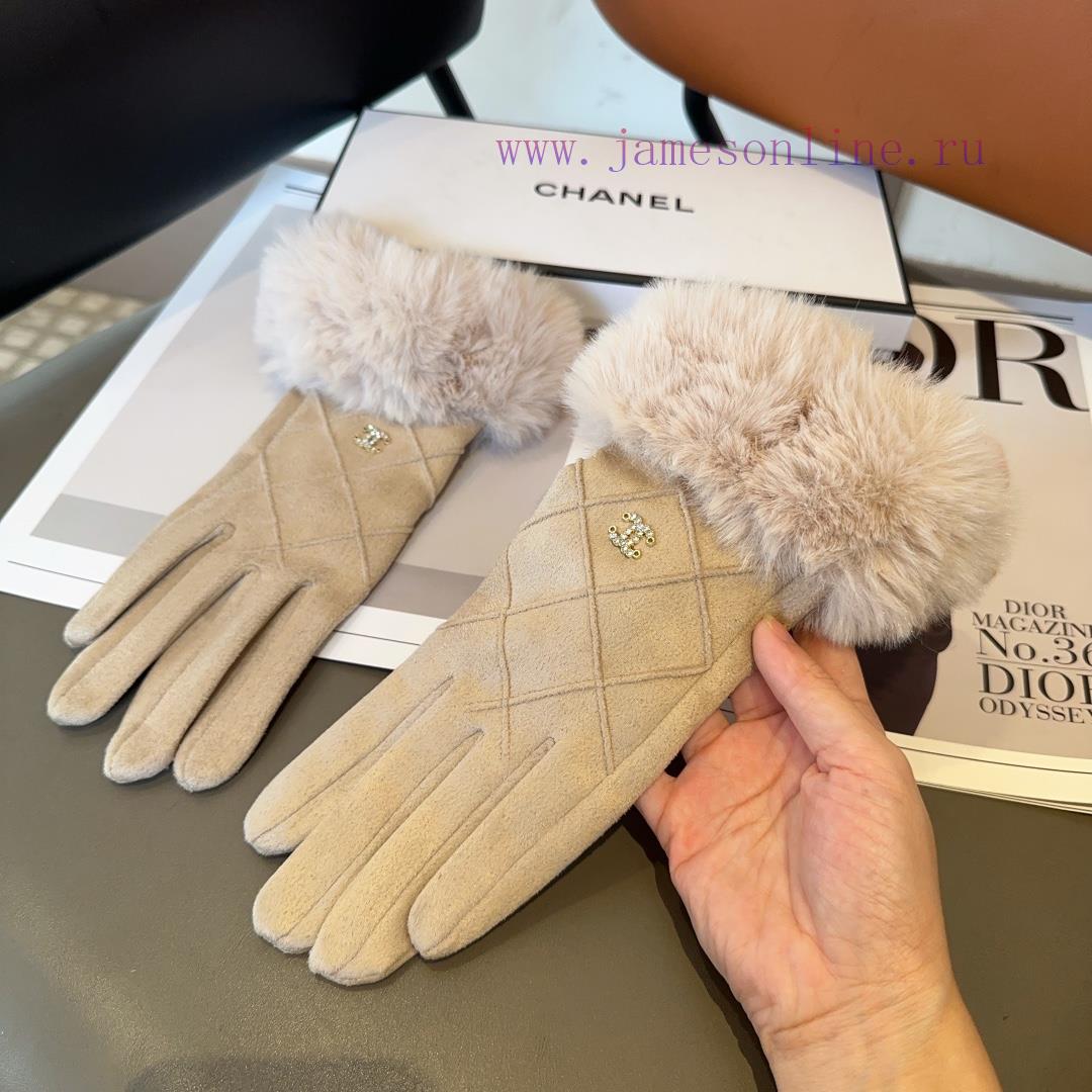 Chanel women's gloves, fashionable gloves, classic and simple, super comfortable to handle, s5lufiwd - Image 5