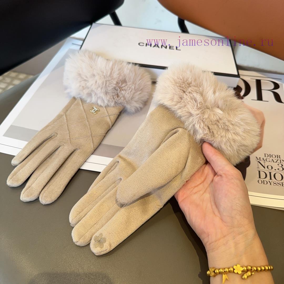 Chanel women's gloves, fashionable gloves, classic and simple, super comfortable to handle, s5lufiwd - Image 7