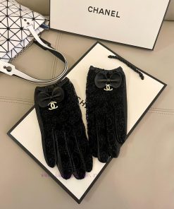 Chanel~Chanel lace mesh fashionable gloves full of feminine charm, one size fits allslok64wb