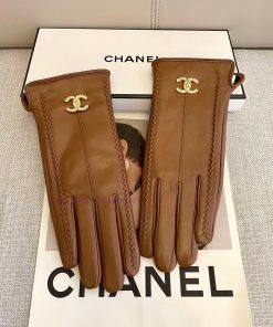 Chanel official website synchronizes with women's new high-end sheepskin gloves. First grade538csvml