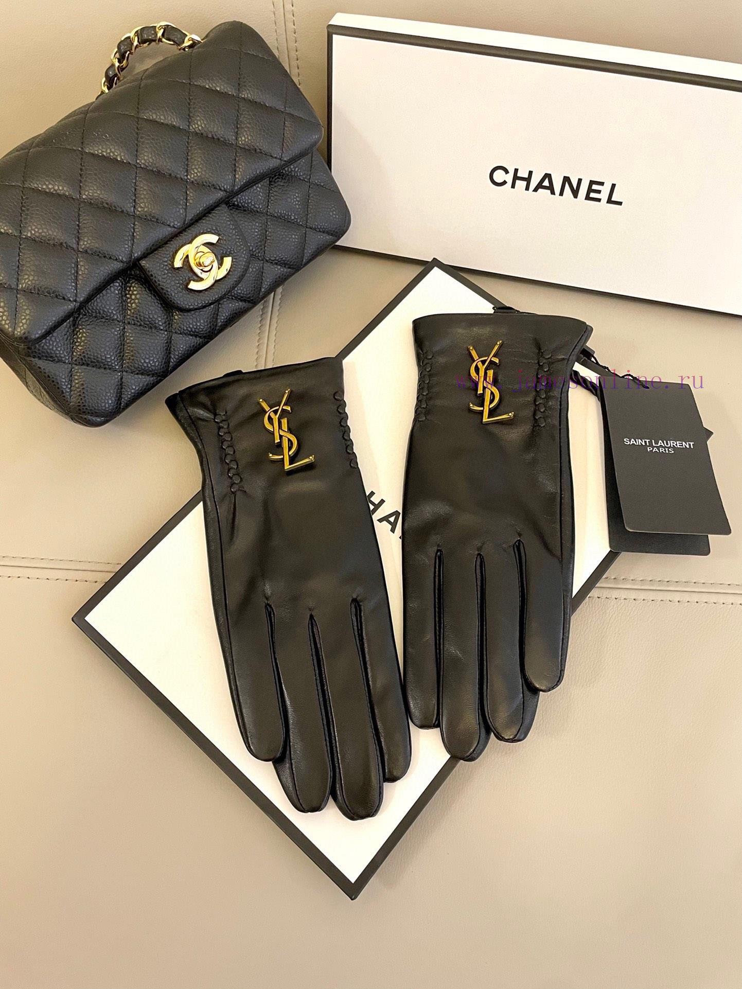 Ysl's popular women's genuine leather gloves have arrived, featuring a simple and elegant shqryplhk1