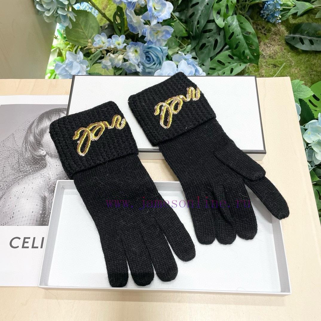Top selling CHANEL autumn/winter wool knitted gloves with matching packaging 🧤 The solid colb6d0vc4u - Image 5