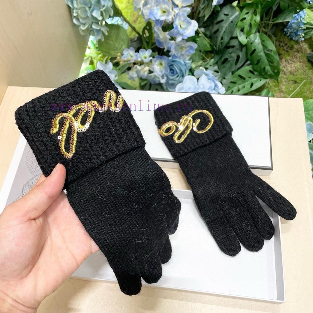 Top selling CHANEL autumn/winter wool knitted gloves with matching packaging 🧤 The solid colb6d0vc4u - Image 6