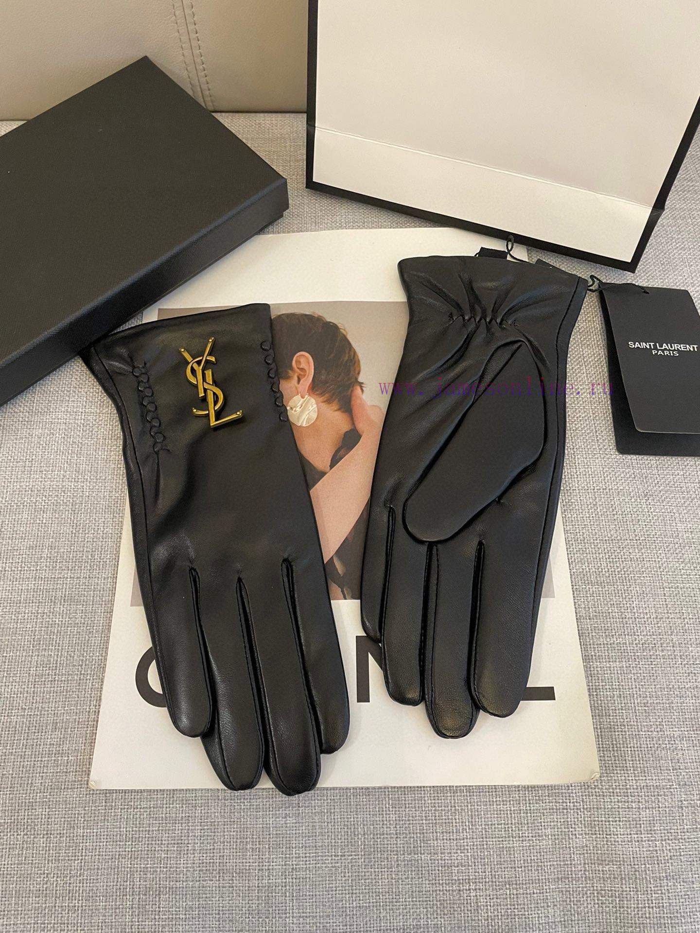Ysl's popular women's genuine leather gloves have arrived, featuring a simple and elegant shqryplhk1 - Image 6
