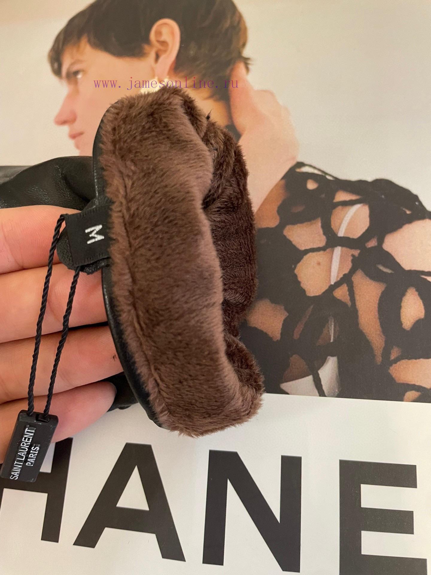 Ysl's popular women's genuine leather gloves have arrived, featuring a simple and elegant shqryplhk1 - Image 8