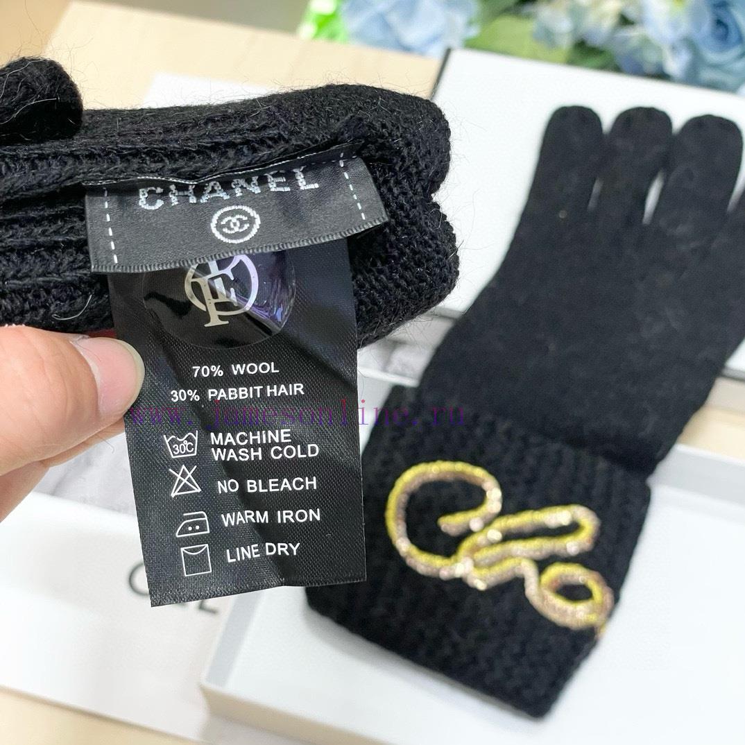 Top selling CHANEL autumn/winter wool knitted gloves with matching packaging 🧤 The solid colb6d0vc4u - Image 10