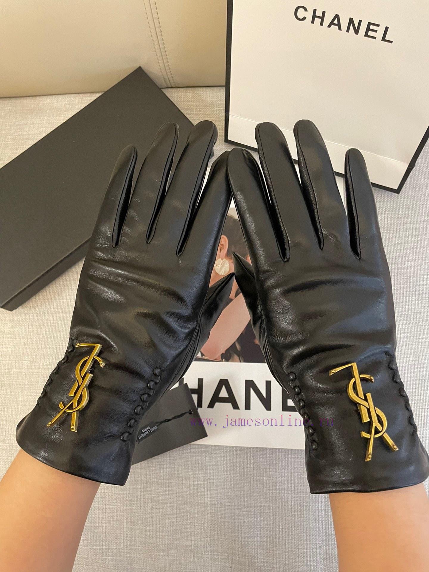 Ysl's popular women's genuine leather gloves have arrived, featuring a simple and elegant shqryplhk1 - Image 11
