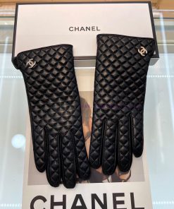Chanel Autumn/Winter Women's Gloves Imported Sheepskin Leather Ultra Thin, Soft, Comfortablehu4otz87