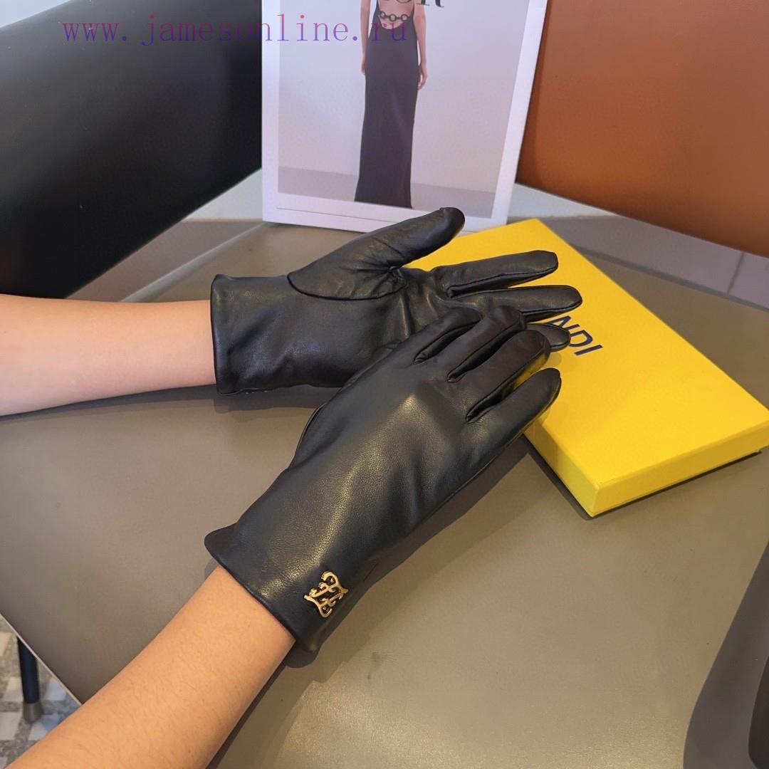 Gucci gloves, fashionable gloves, warm autumn and winter with velvet lining, classic and simye4cratr - Image 3