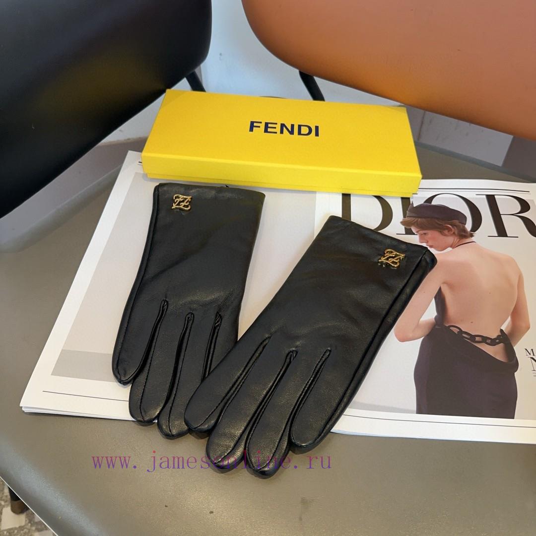 Gucci gloves, fashionable gloves, warm autumn and winter with velvet lining, classic and simye4cratr - Image 4