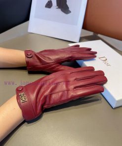 Dior sheepskin gloves, fashionable gloves, warm interior for autumn and winter, classic and mu1m209h