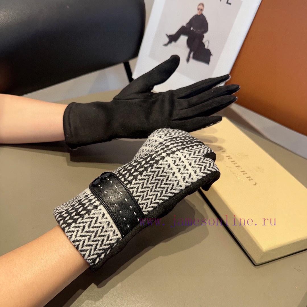 Burberry women's gloves, fashionable gloves, classic and simple, super comfortable to handle5p7d6skq - Image 4