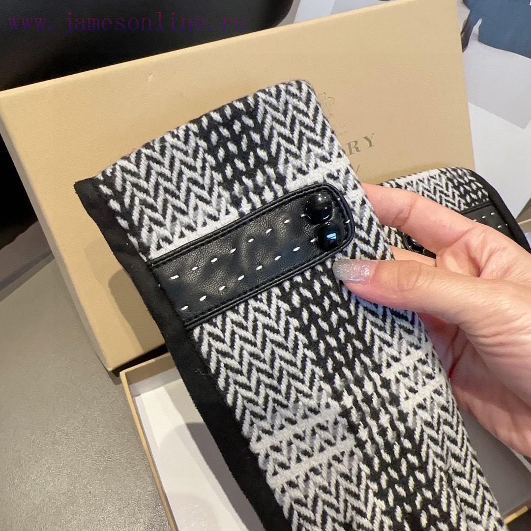 Burberry women's gloves, fashionable gloves, classic and simple, super comfortable to handle5p7d6skq - Image 7