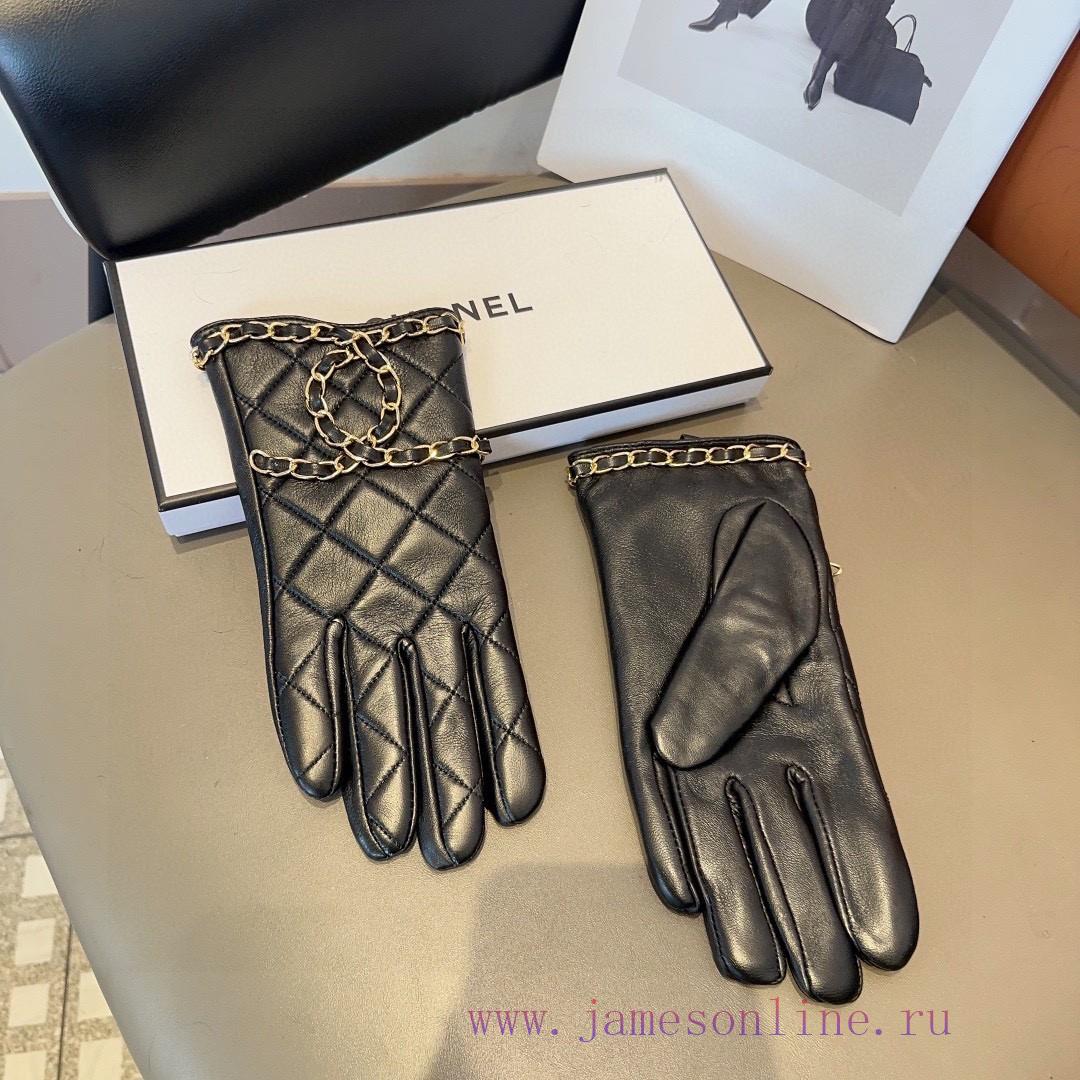 Chanel's large double C-chain autumn and winter short motorcycle gloves are worth comparing 8xlj8bxn - Image 5