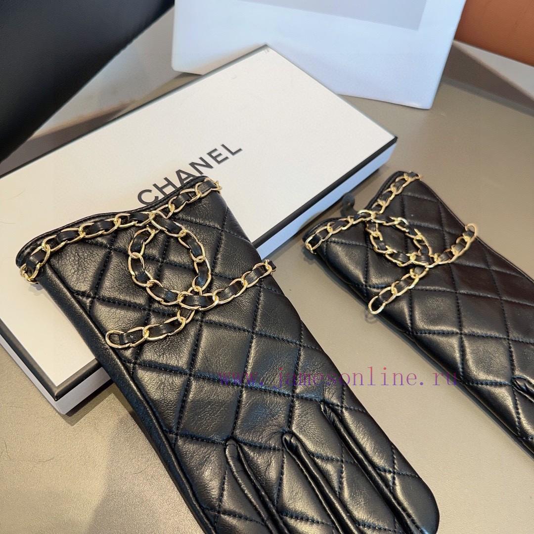 Chanel's large double C-chain autumn and winter short motorcycle gloves are worth comparing 8xlj8bxn - Image 6