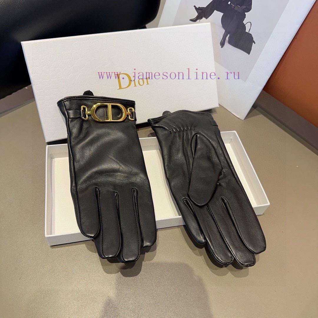 Dior sheepskin gloves, fashionable gloves, warm interior for autumn and winter, classic and nq20f16y - Image 7